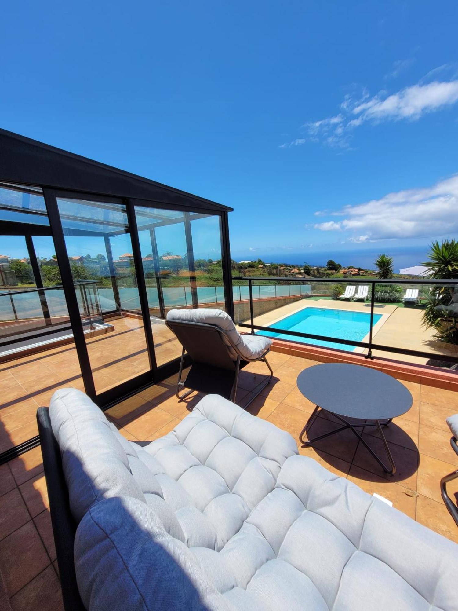 Sunset Paradise Villa With Heated Pool Calheta  Eksteriør bilde
